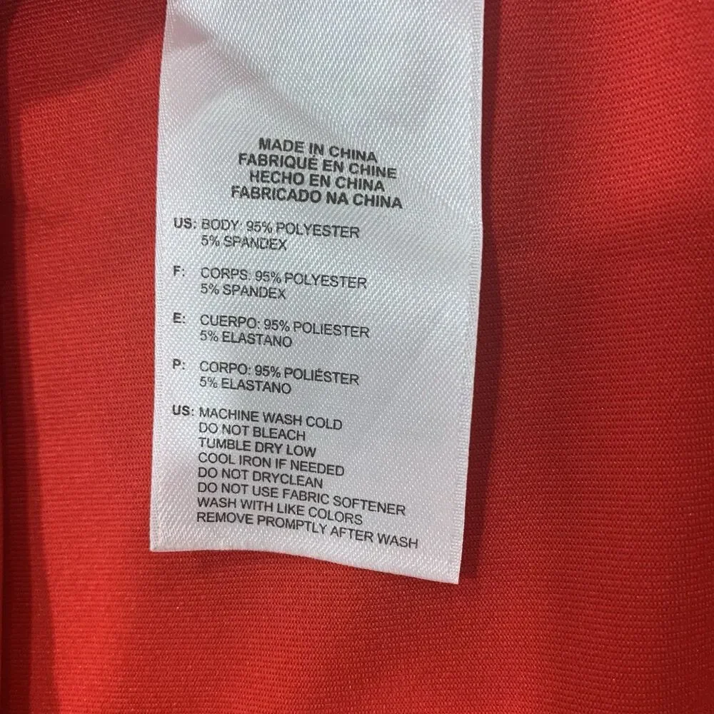 Adidas Golf Polo XL Mens Red Custom Tiburon Naples Logo Performance